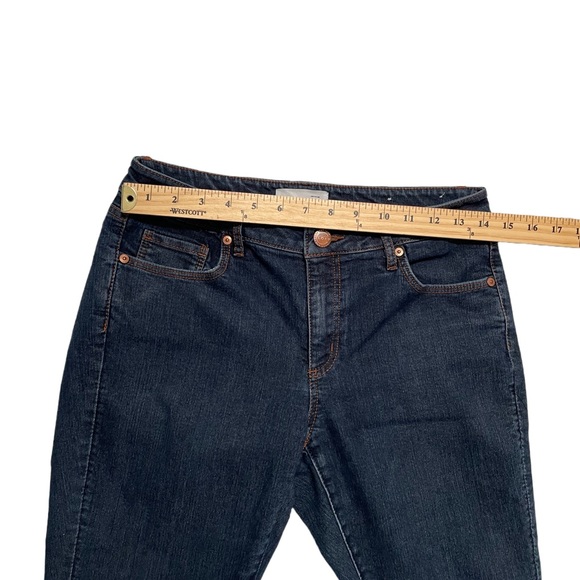 LOFT - Ann Taylor Women’s Blue Curvy Skinny Cropped Jeans Size:29/8 - Picture 3 of 5